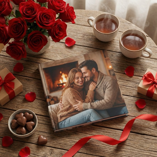 Квадратная мини фотокнига