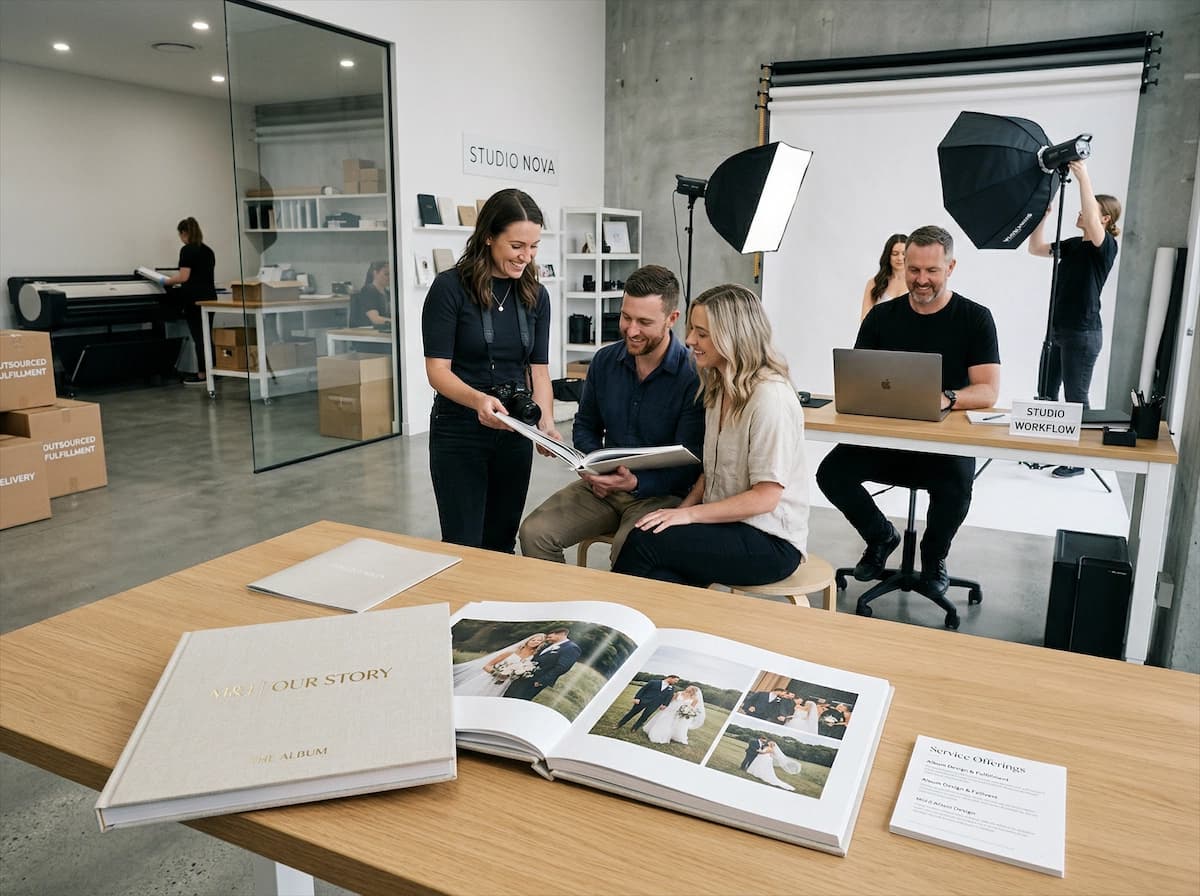 Удобное партнёрство фотостудии с Momentbook